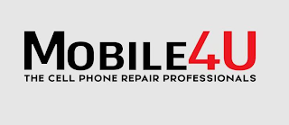 MOBILE4U THE CELL PHONE REPAIR PROFESSIONALS logo