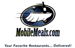 MOBILEMEALS.COM YOUR FAVORITE RESTAURANTS... DELIVERED! logo