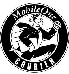 MOBILEONE COURIER logo