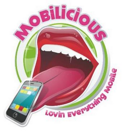 MOBILICIOUS LOVIN EVERYTHING MOBILE logo