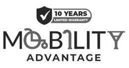 MOBILITY ADVANTAGE 10 YEARS LIMITED WARRANTY logo