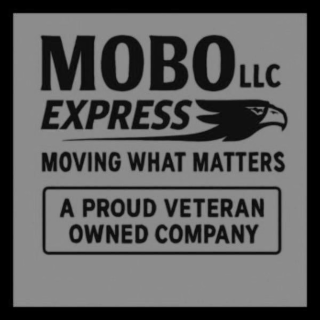 MOBO EXPRESS LLC MOVING WHAT MATTERS A PROUD VETERAN OWNED COMPANY logo