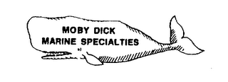 MOBY DICK MARINE SPECIALTIES logo