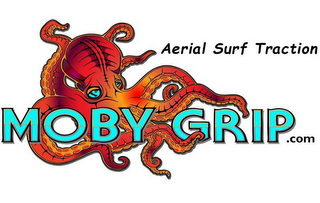 MOBY GRIP.COM AERIAL SURF TRACTION logo