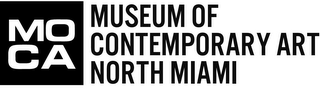 MOCA MUSEUM OF CONTEMPORARY ART NORTH MIAMI logo