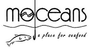 MOCEANS A PLACE FOR SEAFOOD logo