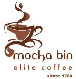 MOCHA BIN ELITE COFFEE SINCE 1760 logo