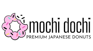 MOCHI DOCHI PREMIUM JAPANESE DONUTS logo
