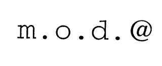 M.O.D. @ logo