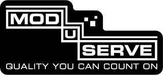 MOD U SERVE QUALITY YOU CAN COUNT ON logo