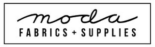 MODA FABRICS + SUPPLIES logo