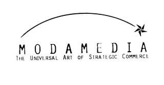 MODAMEDIA THE UNIVERSAL ART OF STRATEGIC COMMERCE logo