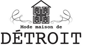 MODE MAISON DE DÉTROIT logo