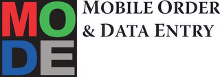 MODE MOBILE ORDER & DATA ENTRY logo