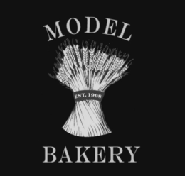 MODEL EST. 1908 BAKERY logo