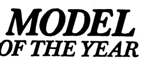 MODEL OF THE YEAR logo
