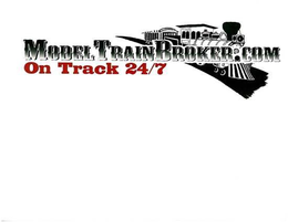 MODELTRAINBROKER.COM ON TRACK 24/7 logo