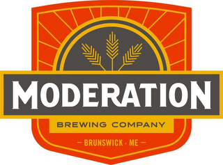 MODERATION BREWING COMPANY BRUNSWICK ME logo