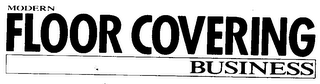 MODERN FLOOR COVERING BUSINESS logo