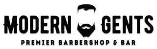 MODERN GENTS PREMIER BARBERSHOP AND BAR logo