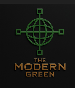 MODERN GREEN THE logo