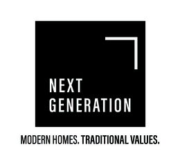 MODERN HOMES. TRADITIONAL VALUES. NEXT GENERATION logo
