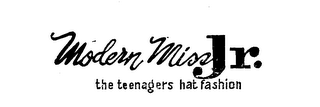 MODERN MISS JR. THE TEENAGERS HAT FASHION logo