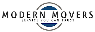 MODERN MOVERS SERVICE YOU CAN TRUST logo