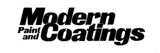 MODERN PAINT AND COATINGS logo