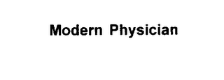 MODERN PHYSICIAN logo