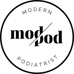 MODERN PODIATRIST MODPOD logo
