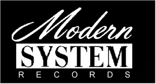 MODERN SYSTEM RECORDS logo