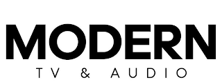 MODERN TV & AUDIO logo