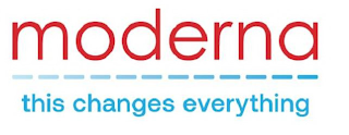 MODERNA THIS CHANGES EVERYTHING logo