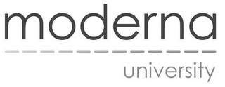 MODERNA UNIVERSITY logo