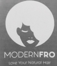 MODERNFRO LOVE YOUR NATURAL HAIR logo