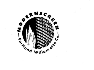 MODERNSCREEN PORTLAND WILLAMETTE CO. logo