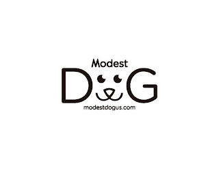 MODEST DOG MODESTDOGUS.COM logo