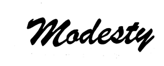 MODESTY logo