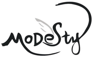 MODESTY logo