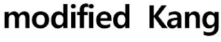 MODIFIED KANG logo