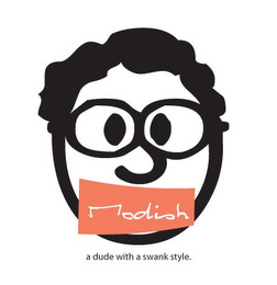 MODISH A DUDE WITH A SWANK STYLE. logo