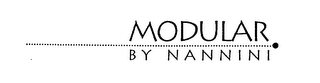 MODULAR BY NANNINI logo