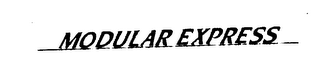 MODULAR EXPRESS logo
