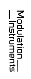 MODULATION INSTRUMENTS logo