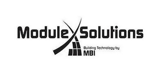 MODULE X SOLUTIONS BUILDING TECHNOLOGY BY MBI logo