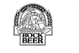 MOERLEIN'S CINCINNATI BOCK BEER logo