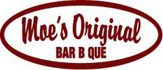 MOE'S ORIGINAL BAR B QUE logo
