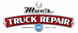 MOE'S TRUCK REPAIR INCORPORATED SINCE 1993 ASE CERTIFIED logo