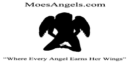 MOESANGELS.COM "WHERE EVERY ANGEL EARNS HER WINGS" logo